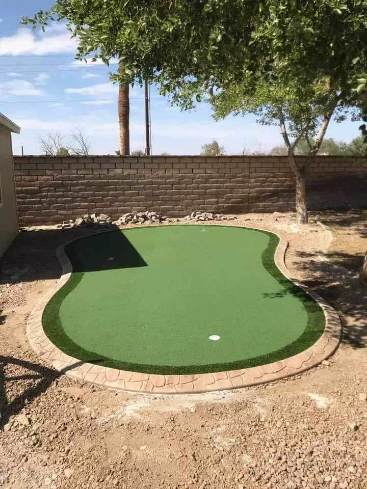 Backyard Putting Green in Bullhead City, Fort Mohave, and Mohave Valley